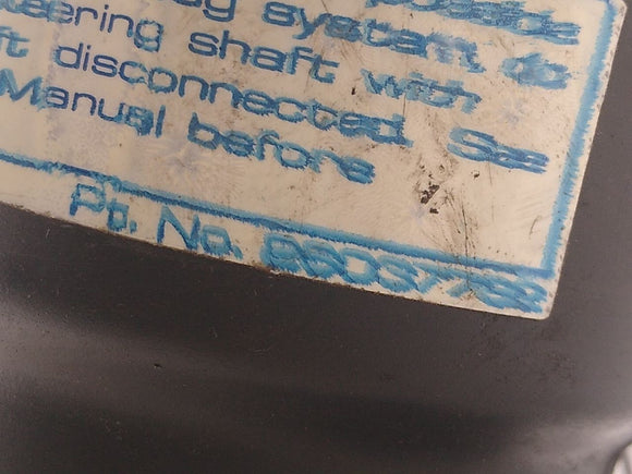 Chevrolet Camaro Steering Column Coupler Boot