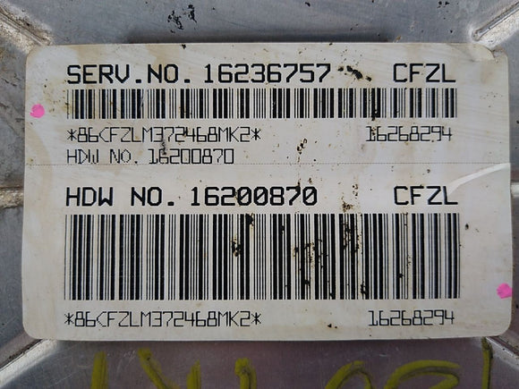 Chevrolet Camaro Engine Control Module ECM