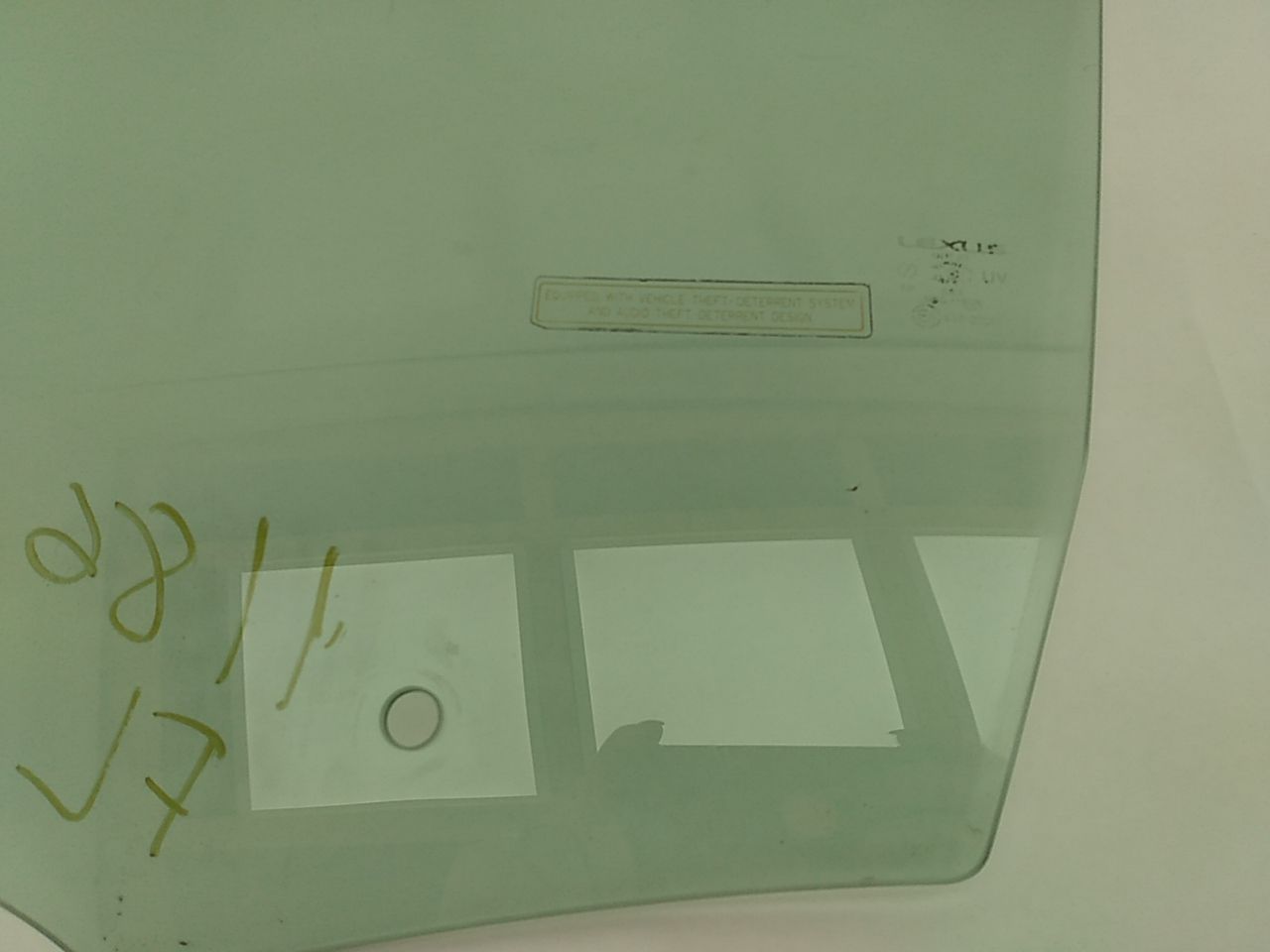 Lexus SC430 Driver Left Front Door Window Glass