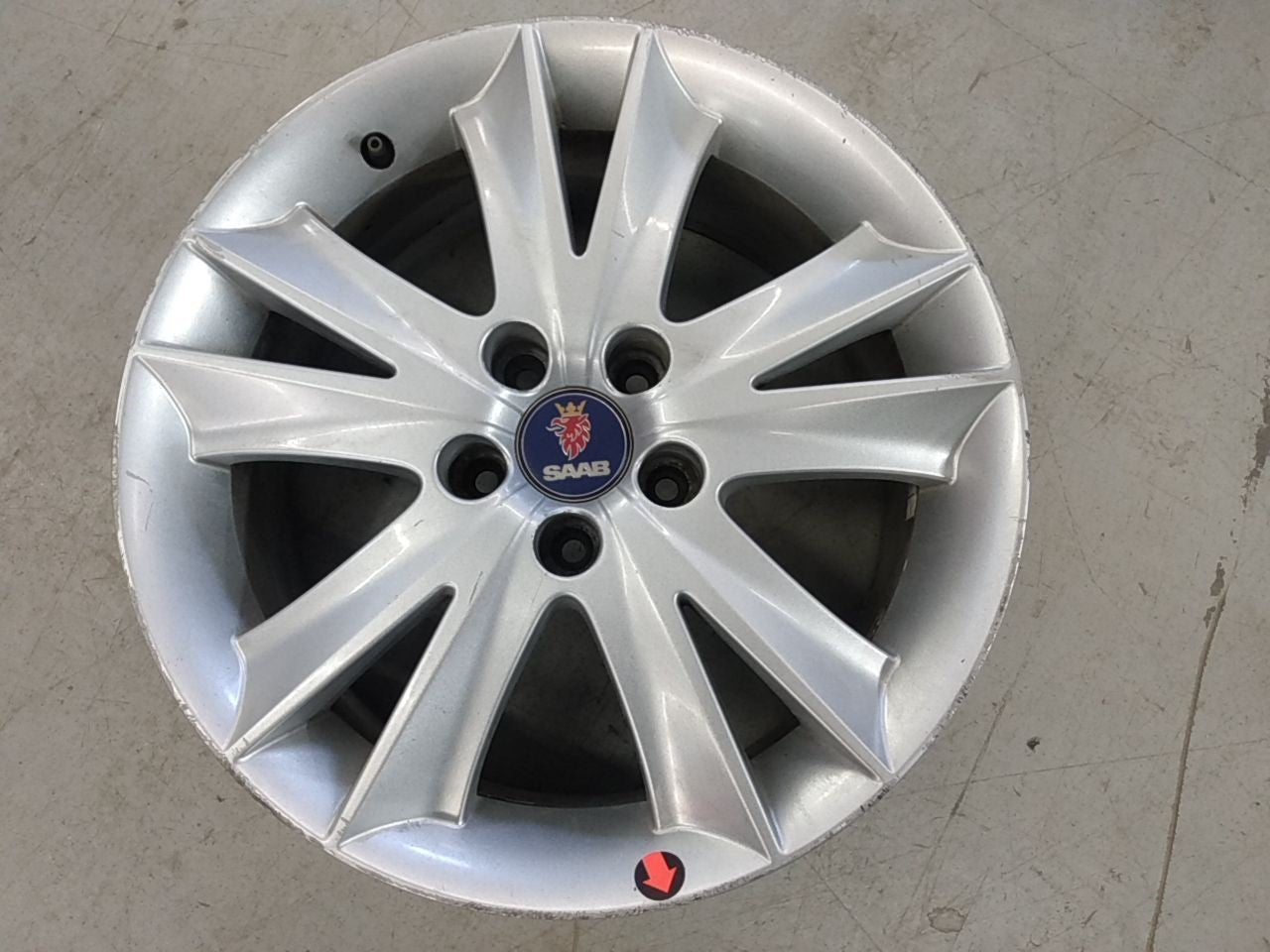 Saab 9-3 Set Of 4 Alloy Wheel Rims 10 V Spoke