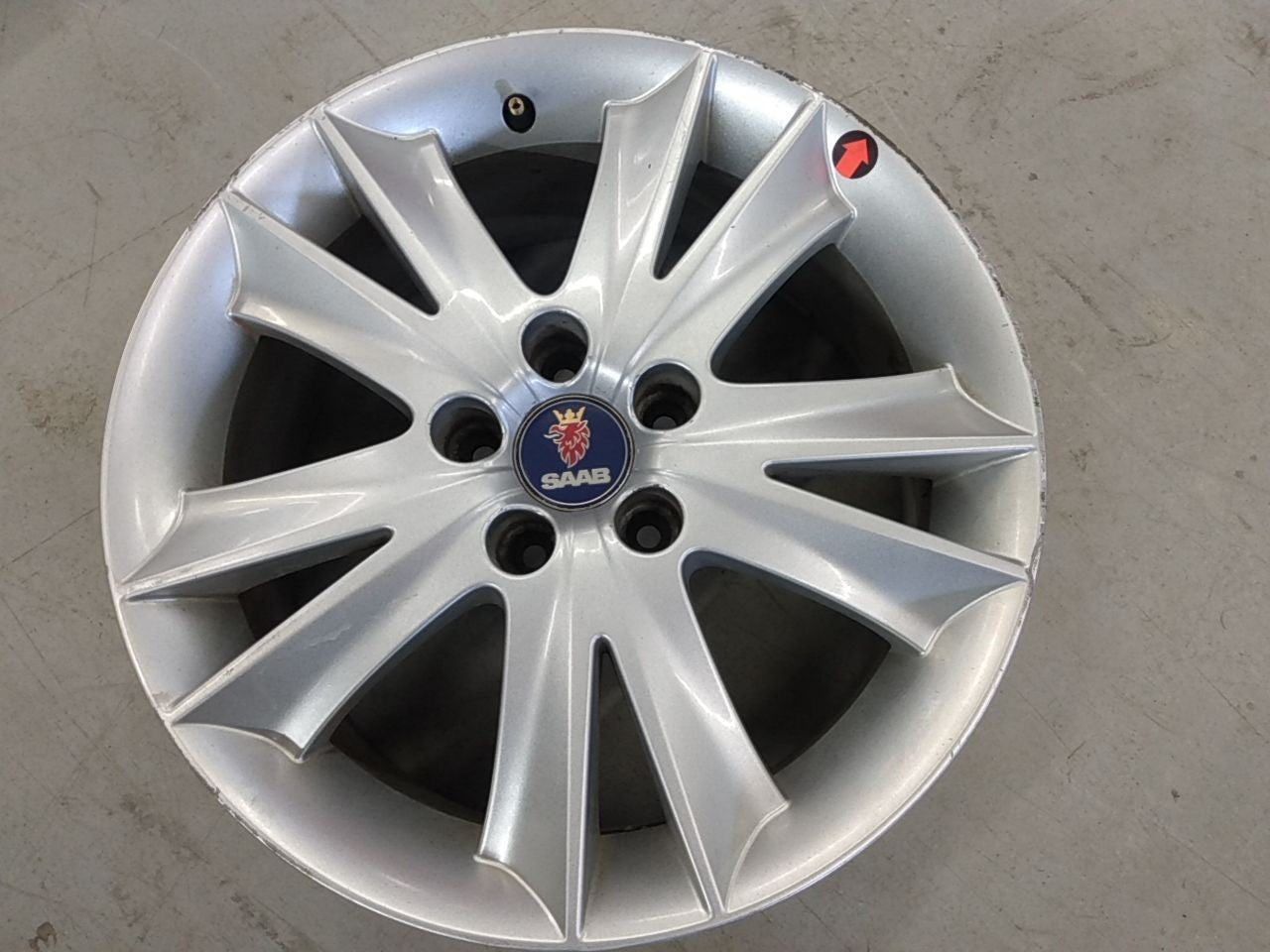 Saab 9-3 Set Of 4 Alloy Wheel Rims 10 V Spoke