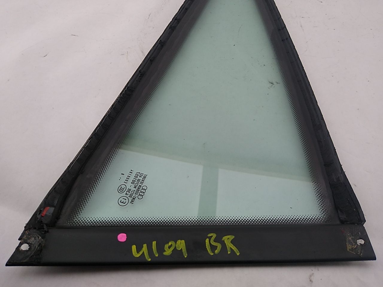 Audi TT Passenger Right Rear Quarter Glass Window