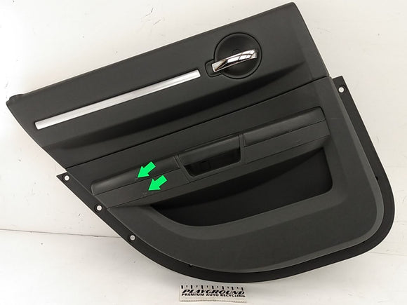 Dodge Charger Driver Left Rear Door Trim Panel