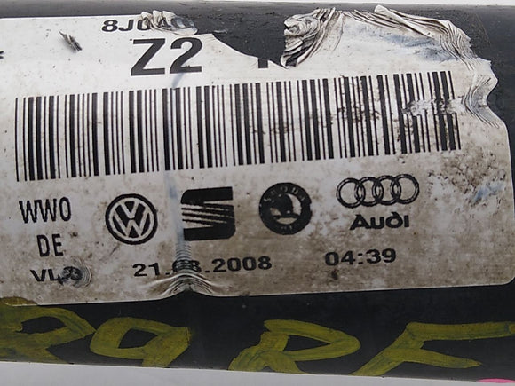 Audi TT Passenger Right Front Axle Drive Shaft