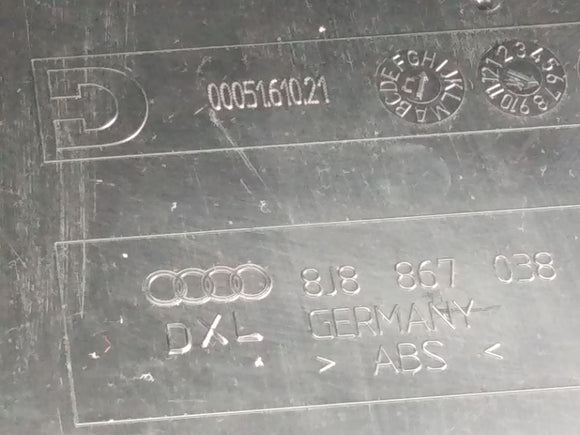 Audi TT Driver Left Rear Quarter Trim Panel