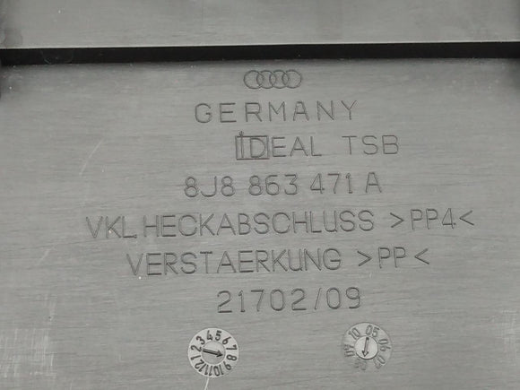 Audi TT Trunk Boot Sill Cover Trim