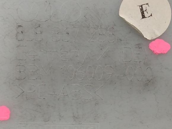 Audi TT Passenger Right Rear Upper C Pillar Trim