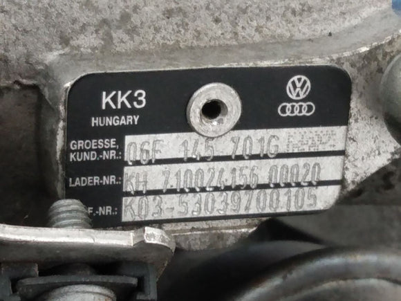 Audi TT Engine Turbocharger