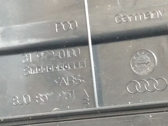 Audi TT Center Console Frame Support Trim