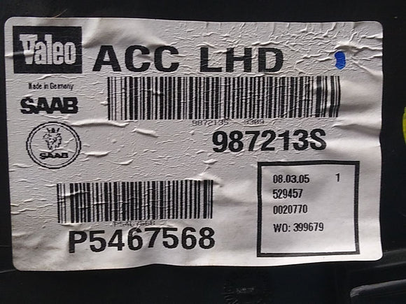 Saab 9-5 Heater Core Housing Box Assembly