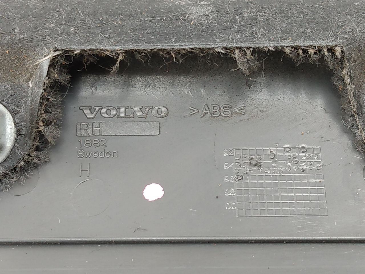 Volvo 850 Passenger Right Rear Wheel Well Trim Panel