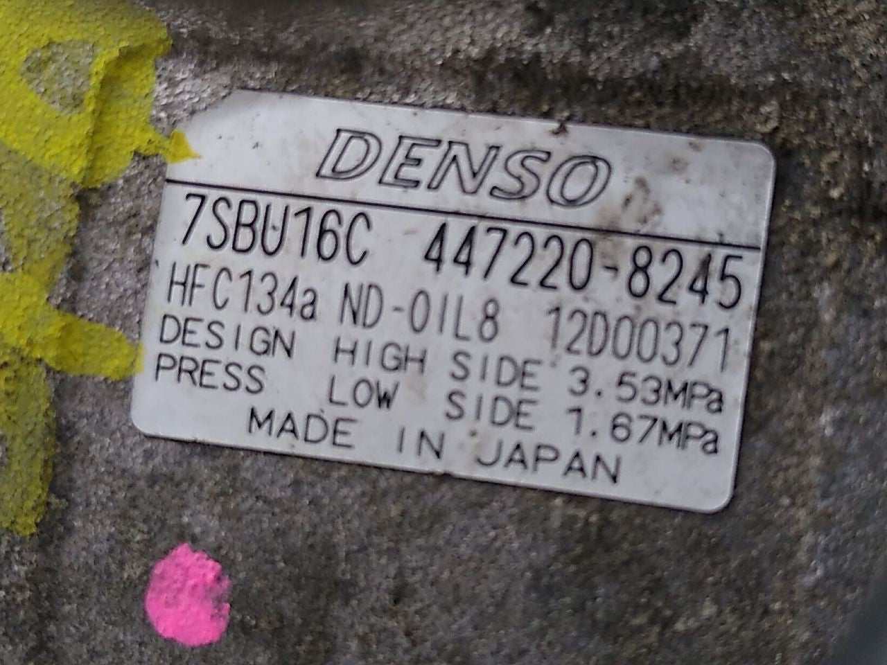 Lexus SC430 AC Compressor