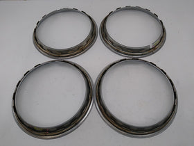 Ford Bronco Set Of 4 Chrome Wheel Trim Rings - 0