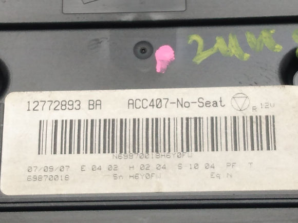 Saab 9-3 Climate Control Switch