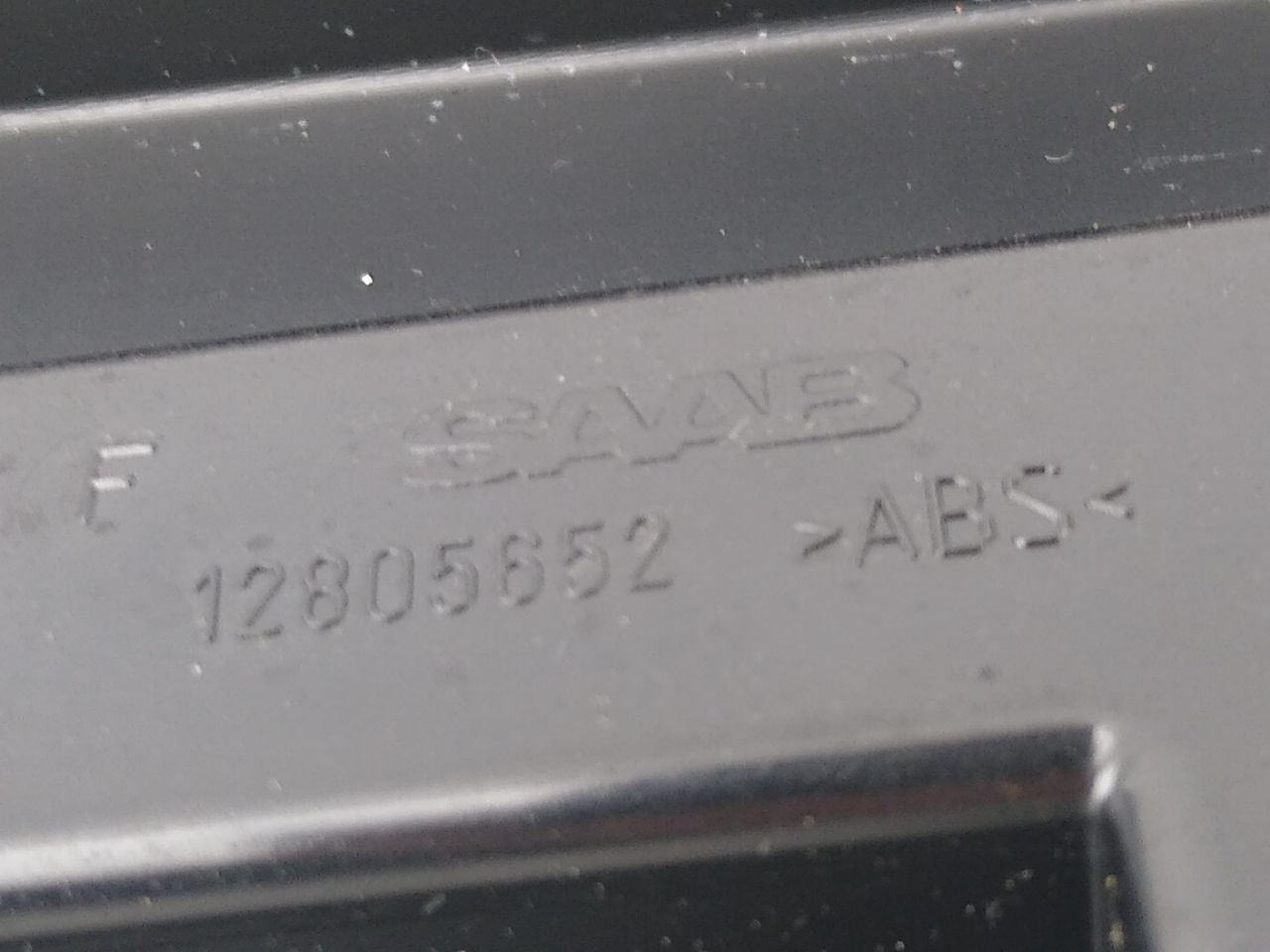 Saab 9-3 Glove Box