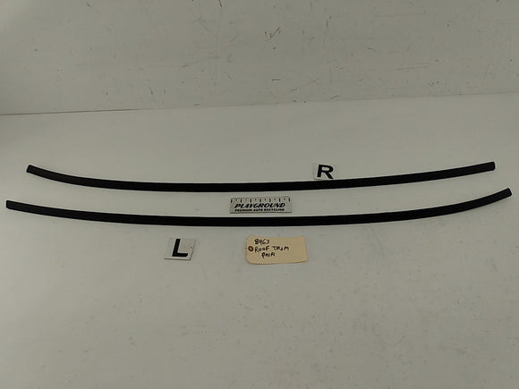 Saab 9-3 Pair Of Upper Roof Trims