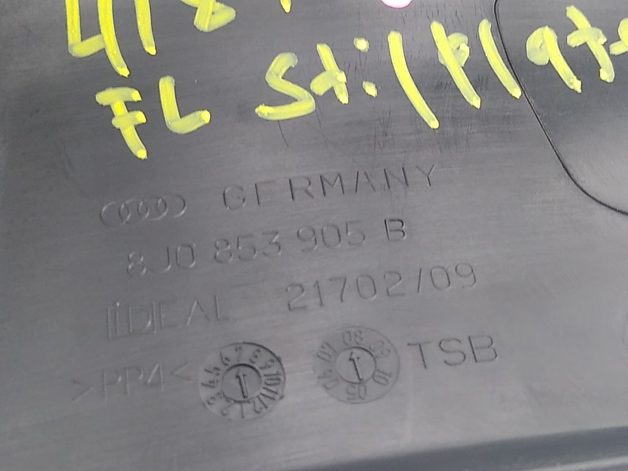 Audi TT Pair Of Front Door Sill Plate Trims