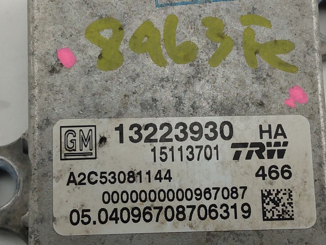 Saab 9-3 Stability Yaw Rate Control Module