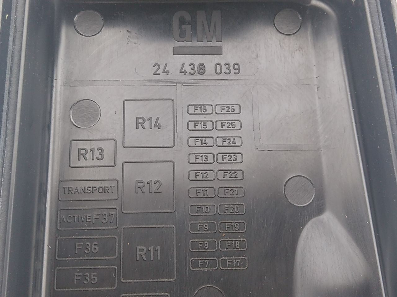 Saab 9-3 Fuse Box Trim Cover
