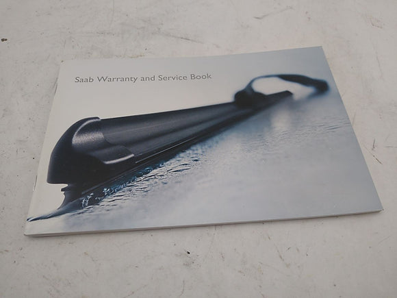 Saab 9-3 Owners Manual Booklet