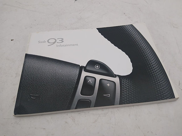 Saab 9-3 Owners Manual Booklet