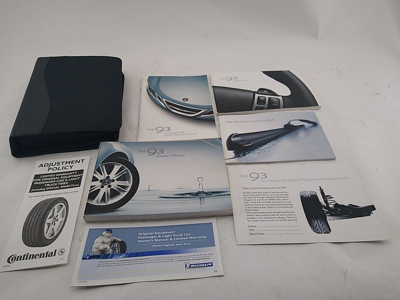 Saab 9-3 Owners Manual Booklet
