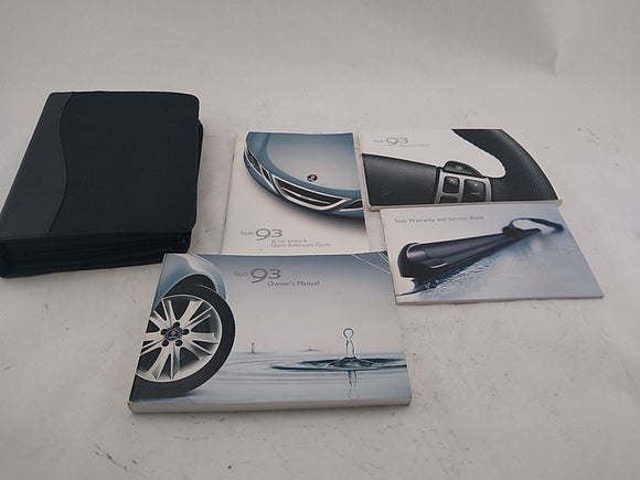 Saab 9-3 Owners Manual Booklet