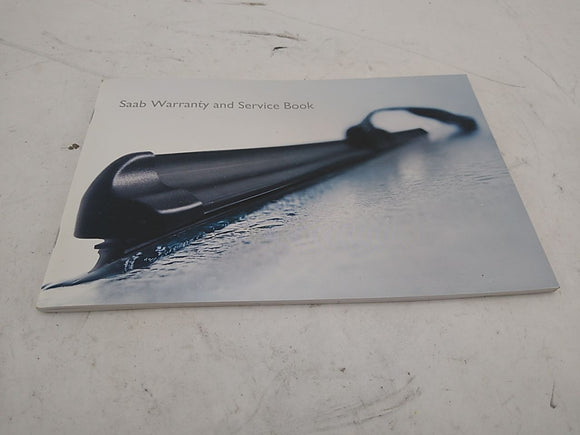 Saab 9-3 Owners Manual Booklet