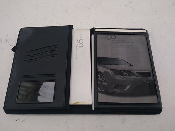 Saab 9-3 Owner's Manual Booklet