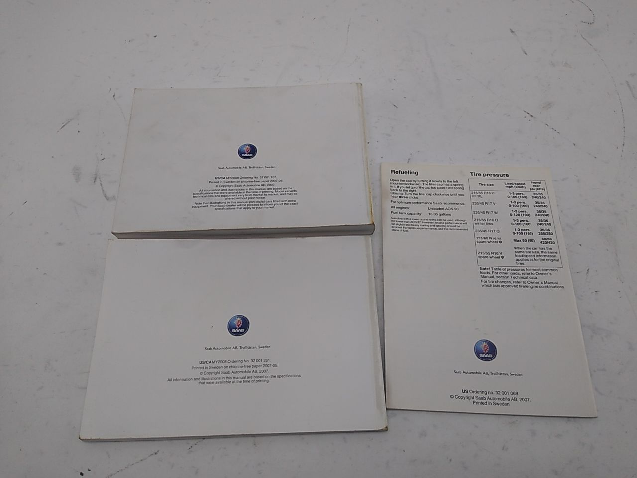 Saab 9-3 Owner's Manual Booklet