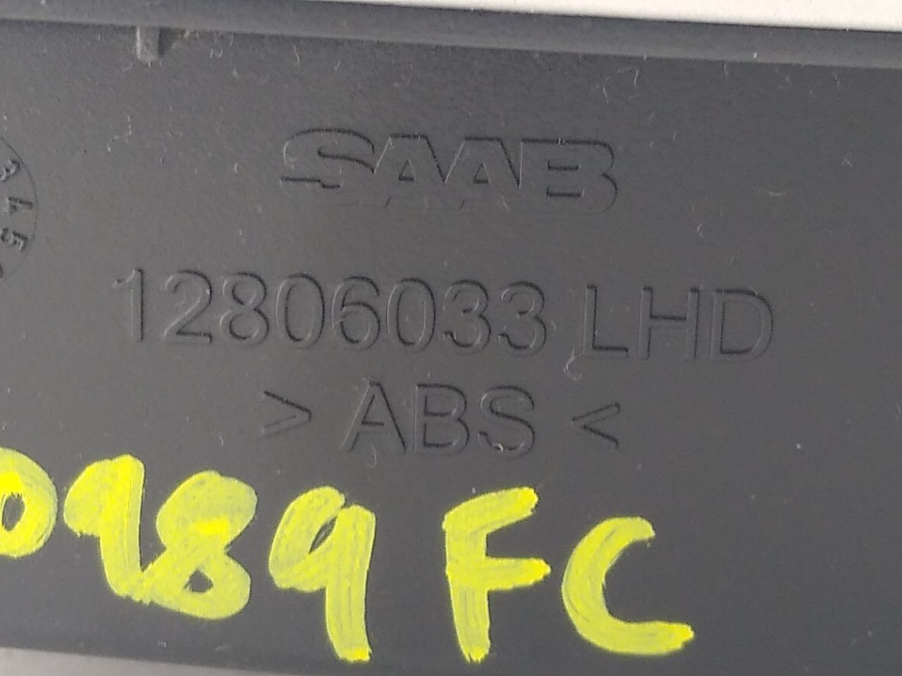Saab 9-3 Center Console Ash Tray
