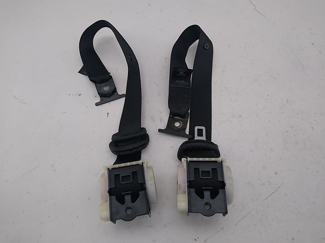 Saab 9-3 Pair Of Rear Seat Belt Retractors - 0