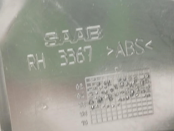 Saab 9-3 Set Of 4 Door Sill Step Plate Trims