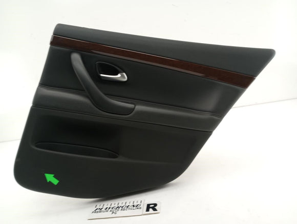 Saab 9-3 Passenger Right Rear Door Trim Panel