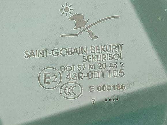 Saab 9-3 Driver Left Front Door Window Glass