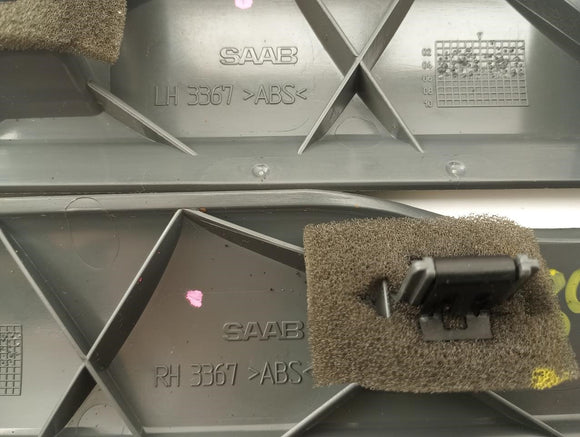 Saab 9-3 Set Of 4 Door Sill Step Plate Trims