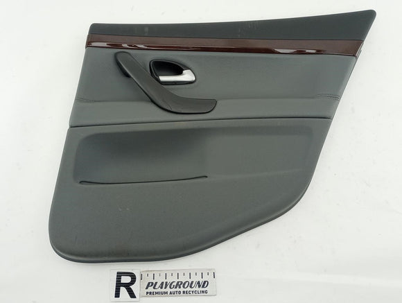 Saab 9-3 Passenger Right Rear Door Trim Panel