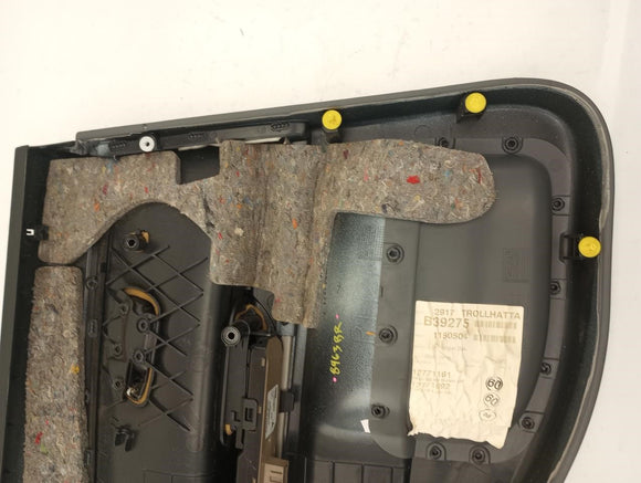 Saab 9-3 Passenger Right Rear Door Trim Panel