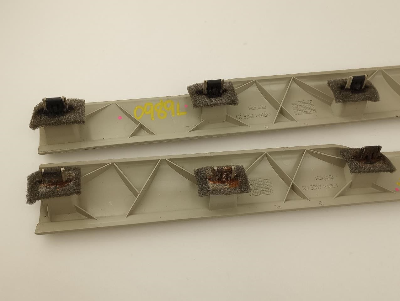 Saab 9-3 Set Of 4 Door Sill Step Plate Trims