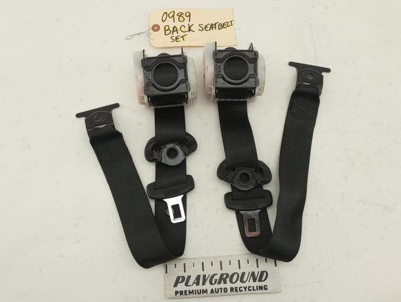 Saab 9-3 Pair Of Rear Seat Belt Retractors