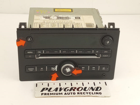 Saab 9-3 Six Disc CD AM FM Radio Head Unit