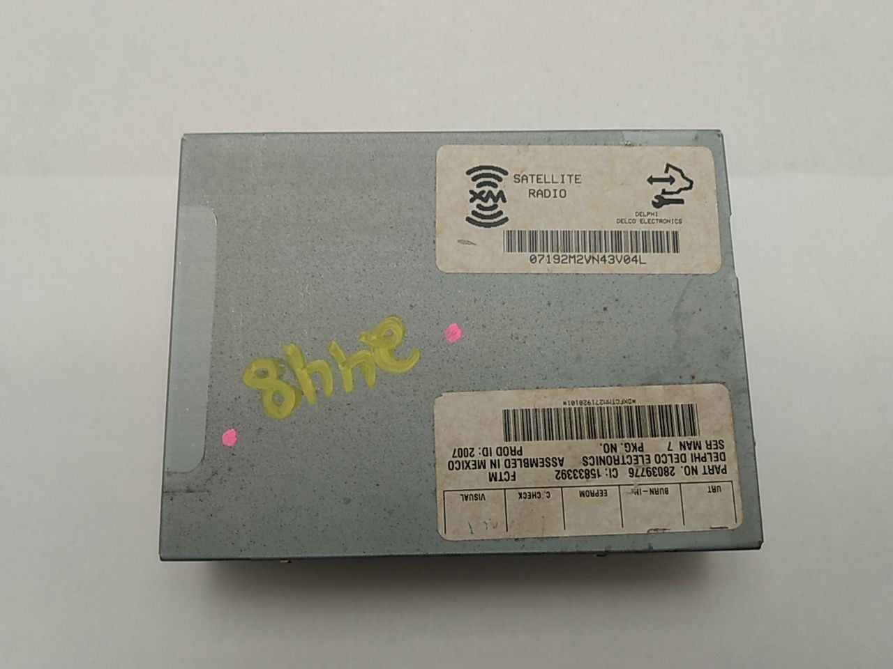 Saab 9-3 Satellite Radio Control Module