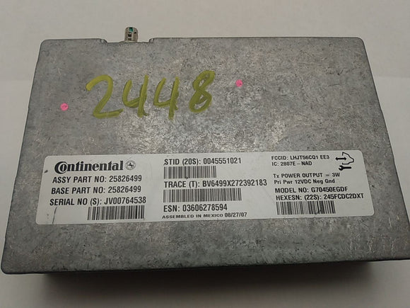 Saab 9-3 On Star Communication Control Module