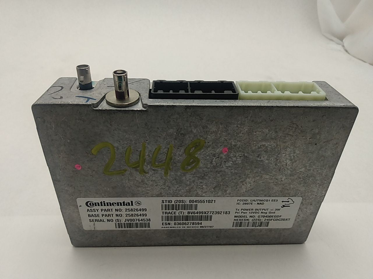 Saab 9-3 On Star Communication Control Module