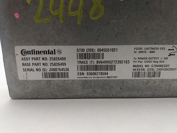 Saab 9-3 On Star Communication Control Module