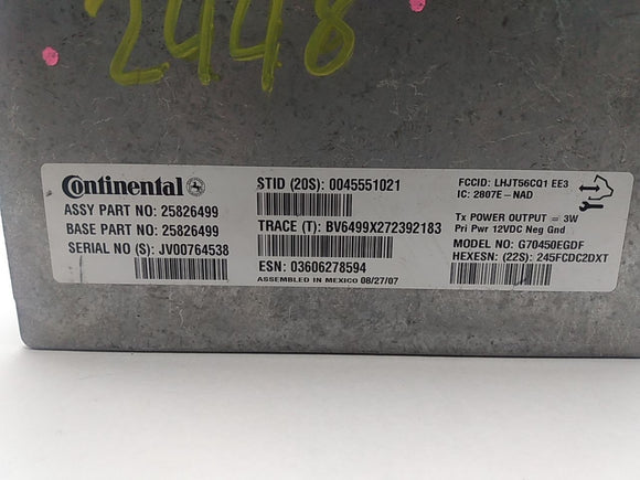 Saab 9-3 On Star Communication Control Module