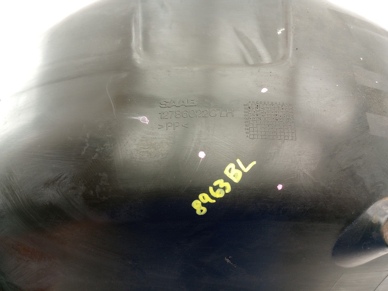 Saab 9-3 Driver Left Rear Inner Fender Liner