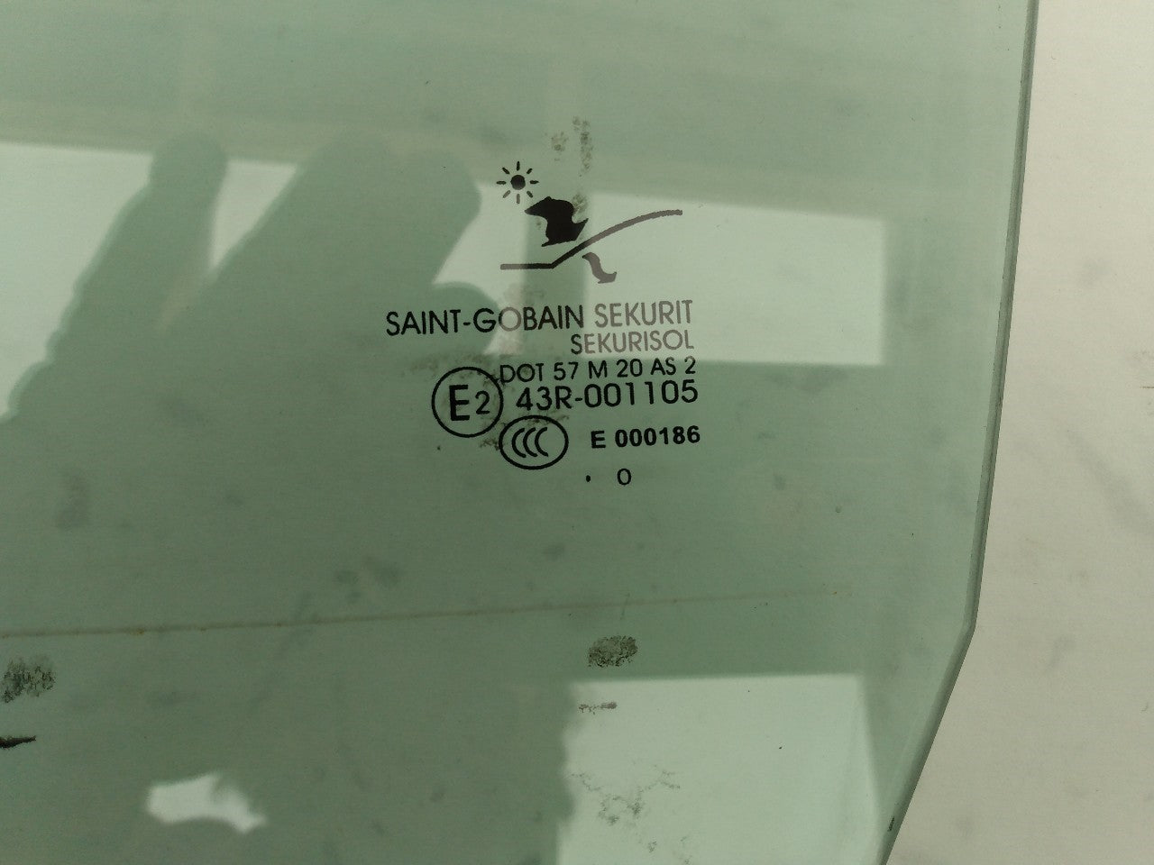 Saab 9-3 Driver Left Rear Door Window Glass