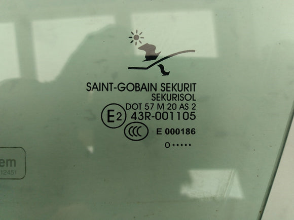 Saab 9-3 Driver Left Front Door Window Glass