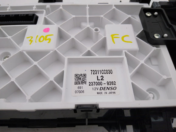 Toyota GR86 Climate Control Switch